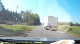 Lorry driver who failed to indicate turn hits overtaking vehicle
