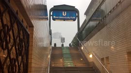 Rain and thunderstorm in Berlin