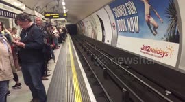 London underground overcrowded