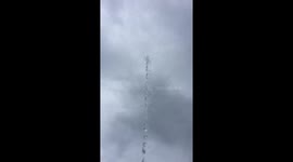 Slow motion Water falling