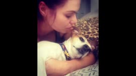 Singing my dog to sleep with Michael Jackson