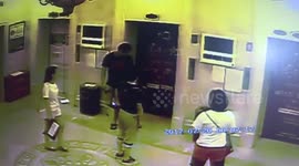 Drunk man falls into lift shaft after bashing down door