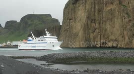 The channel of Heimaey - Vestmann island - Iceland