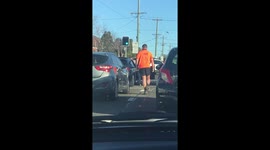 Fists fly in road rage brawl in Australia
