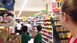 Man starts brawl with staff after 'being caught shoplifting'