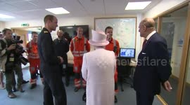 prince William shows the queen around