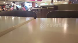 Shopping center foodcourt.