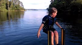 Swimming in Lake Windermere