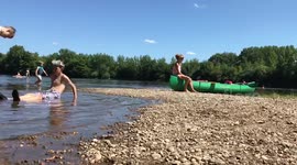 Summer fun in Dordogne, France