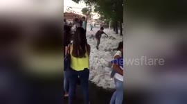 Newsflare Edit - Increible e historica granizada en guadalajara jalisco