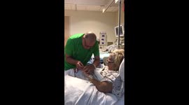 Man returns ring by proposing again to his wife in hospital