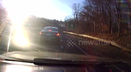 Dash Cam Rear End Multi-Car Collision