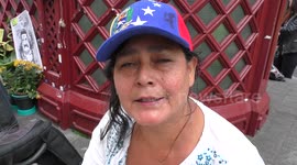 Theresa from Venezuela support the Constituent Assembly elections in Venezuela, London, UK