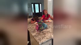 Kids have funny reaction to finding out they're going vegan