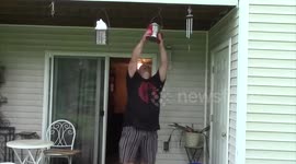swinging Chicken Camping Life Hack