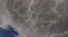 Beautiful Mammatus Clouds After Summer Storms