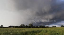Dramatic Storm Clouds Over N. Ireland