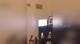 Newsflare Edit - Priceless reaction to a Wish being granted to a 4 year old girl by Make-A-Wish