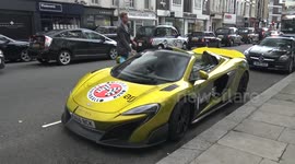 Super cars arrive on London's streets