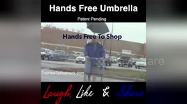 Newsflare Edit - Hands Free Umbrella