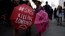 Angry drivers react to  anti pollution road block