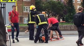 Man calls fire brigade do unlock his bike
