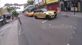 Gold Plated Land Rover in London