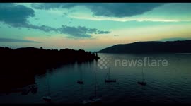 Cinematic Drone Footage of Lake Maggiore, Italy