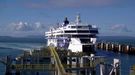 B.C. Ferries Coastal Renaissance docking at Tsawwassen terminal