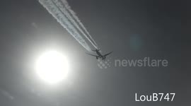 Boeing 777 Solar Eclipse