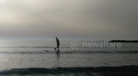 Paddle Boarding SUP with a little Dog