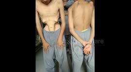 Kung fu boys perform hypnotic belly and scapula 'dance'