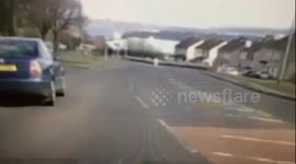 Lucky escape for Derry driver