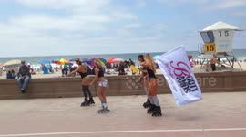 Girls on Roller Skates - San Diego