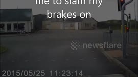 Caught on dashcam