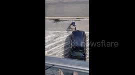 Drug & Alcohol Fuelled Maniac Threatens to Stab Men before Smashing up Cars and Windows