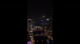 Torch Tower caught on fire