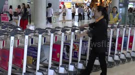 Trolley shunters at Bangkok Suvarnabhumi Airport