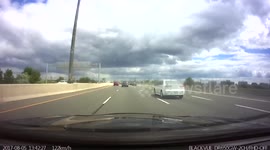 Check your blind spot maybe?