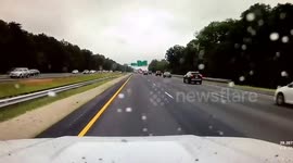 Brake Checked in the Fast Lane - Close Call