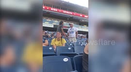 Fans have bust up in the stands during NFL game