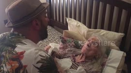 Man serenades grandma for her 98th birthday