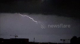 Orage / thunder-storm  le 07/08/2017  11h PM