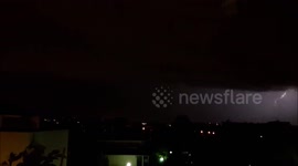 Orage / Thunder-storm le 8 aout 2017  3h AM