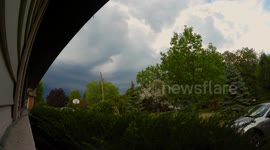 Powerful storm front time lapse