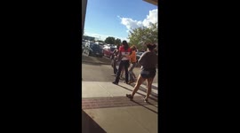 Brawl outside Chuck E Cheese
