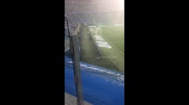 Hail on the football