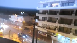 Severe thunderstorm batters Ibiza