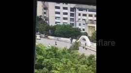 Chinese man struck by lightning