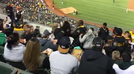 Oakland Athletics Security Fight